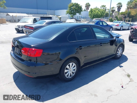 2012 Volkswagen Jetta S with VIN 3VW2K7AJ3CM469035, listed as a IAAI auction lot 42631129 with 208,768 mi miles and . Bid and sale history available at DreamBid. Image 4.