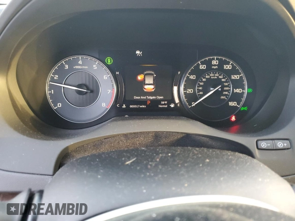 2022 Acura RDX w/Advance Package with VIN 5J8TC2H75NL017109, listed as a Copart auction lot 76574294 with 3,517 mi miles and Non Repairable. Bid and sale history available at carsss.com. Image 9.