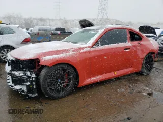 2023 BMW M2 with VIN 3MF13DM04P8D45073, listed as a Copart auction lot 82048384 with 8,090 mi miles and Salvage Title. Bid and sale history available at carsss.com. Image 1.