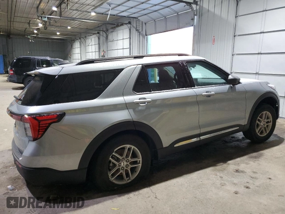 2025 Ford Explorer Active z VIN 1FMUK8DH2SGA43142, wystawiony jako Copart lot #87353534 z przebiegiem 8 355 mil mil oraz Szkoda całkowita • Salvage title. Historia ofert i sprzedaży dostępna na DreamBid. Obrazek 3.