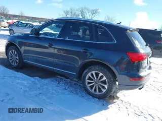 2014 Audi Q5 Premium Plus with VIN WA1LFAFP9EA115682, listed as a IAAI auction lot 41260091 with 145,744 mi miles. Bid and sale history available at carsss.com. Image 3.