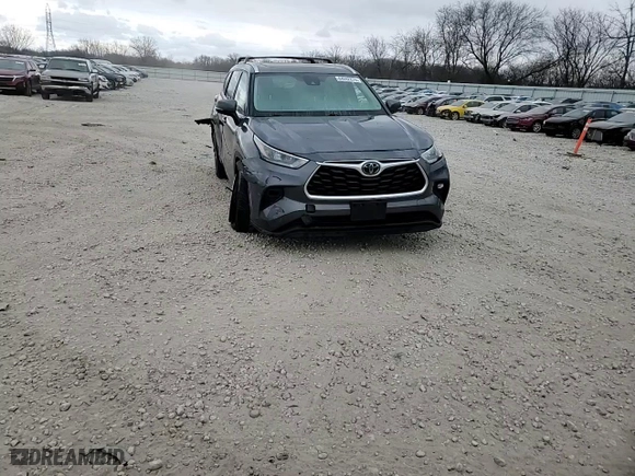 2020 Toyota Highlander XLE with VIN 5TDHZRAH2LS013609, listed as a Copart auction lot 84092874 with 53,601 mi miles and Salvage Title. Bid and sale history available at carsss.com. Image 14.
