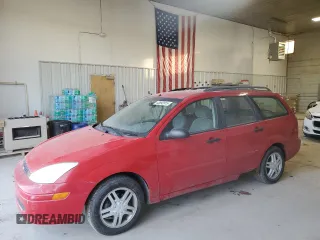 2001 Ford Focus SE with VIN 1FAFP36321W214680, listed as a Copart auction lot 43692915 with 157,811 mi miles and Salvage Title. Bid and sale history available at carsss.com. Image 1.