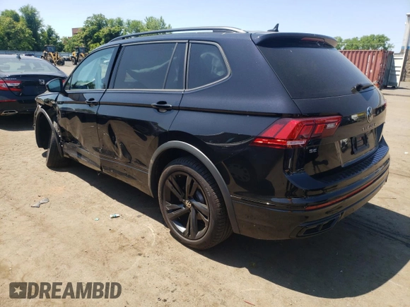 2023 Volkswagen Tiguan SE R-Line Black with VIN 3VV8B7AX2PM121851, listed as a Copart auction lot 59206135 with 23,723 mi miles and Salvage title. Bid and sale history available at DreamBid. Image 2.