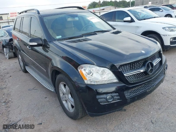 2008 Mercedes-Benz GL-Class 4.6L with VIN 4JGBF71E38A323261, listed as a IAAI auction lot 41964919 with 198,247 mi miles. Bid and sale history available at carsss.com. Image 1.