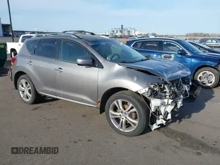 2009 Nissan Murano SL with VIN JN8AZ18W09W154845, listed as a IAAI auction lot 41379554 with 156,194 mi miles and . Bid and sale history available at DreamBid. Image 1.