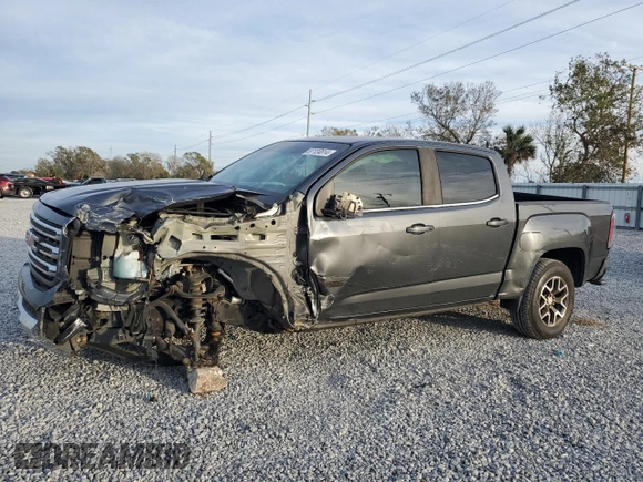 2016 GMC Canyon 4WD SLE with VIN 1GTG6CE35G1370091, listed as a Copart auction lot 87124814 with 130,583 mi miles and Salvage Title. Bid and sale history available at carsss.com. Image 1.