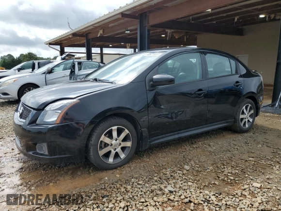 2012 Nissan Sentra SR with VIN 3N1AB6AP6CL768136, listed as a Copart auction lot 60671555 with 74,918 mi miles and Salvage title. Bid and sale history available at DreamBid. Image 1.