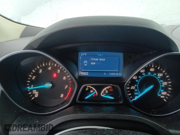 2014 Ford Escape SE with VIN 1FMCU9G90EUD25513, listed as a Copart auction lot 44211815 with 129,376 mi miles and Salvage Title. Bid and sale history available at DreamBid. Image 9.