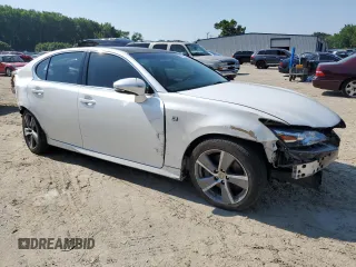 2016 Lexus GS 200t with VIN JTHBA1BLXGA002053, listed as a Copart auction lot 61637355 with 153,757 mi miles and Salvage title. Bid and sale history available at DreamBid. Image 4.