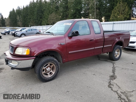 1997 Ford F-150 XL with VIN 1FTDX18W7VKC99428, listed as a Copart auction lot 45921715 with 158,791 mi miles and Salvage Title. Bid and sale history available at carsss.com. Image 1.