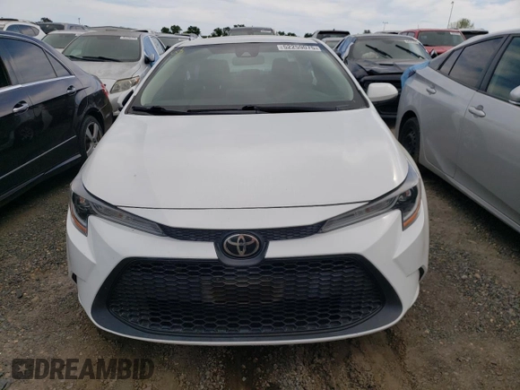 2020 Toyota Corolla LE with VIN 5YFEPRAE3LP022360, listed as a Copart auction lot 52259075 with 73,433 mi miles and Salvage Title. Bid and sale history available at carsss.com. Image 5.