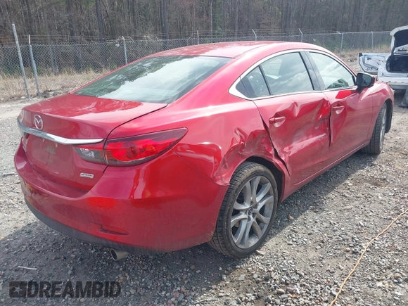 2017 Mazda Mazda6 Touring with VIN JM1GL1V56H1146909, listed as a IAAI auction lot 41709510 with 110,341 mi miles. Bid and sale history available at carsss.com. Image 4.