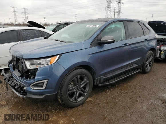 2018 Ford Edge SEL with VIN 2FMPK3J89JBB70870, listed as a Copart auction lot 49619075 with 36,209 mi miles and Salvage Title. Bid and sale history available at carsss.com. Image 1.