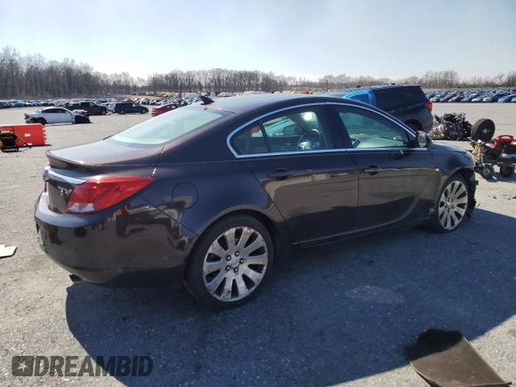 2011 Buick Regal CXL Turbo TO7 with VIN W04G15GV8B1049447, listed as a Copart auction lot 48513815 with 119,030 mi miles and Salvage Title. Bid and sale history available at carsss.com. Image 3.