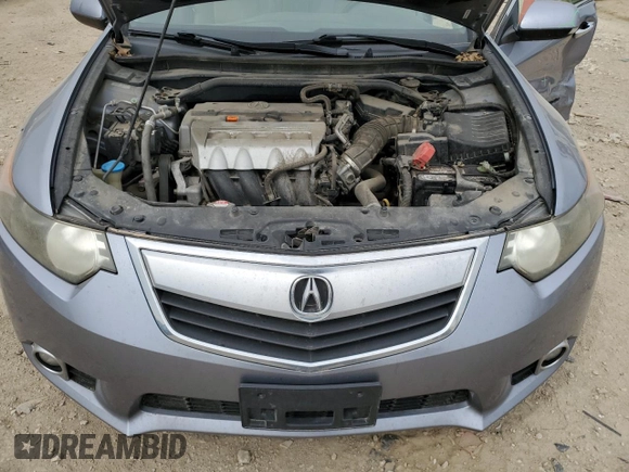 2012 Acura TSX Tech Pkg with VIN JH4CU2F62CC028957, listed as a Copart auction lot 50099255 with 129,410 mi miles and Salvage Title. Bid and sale history available at carsss.com. Image 11.