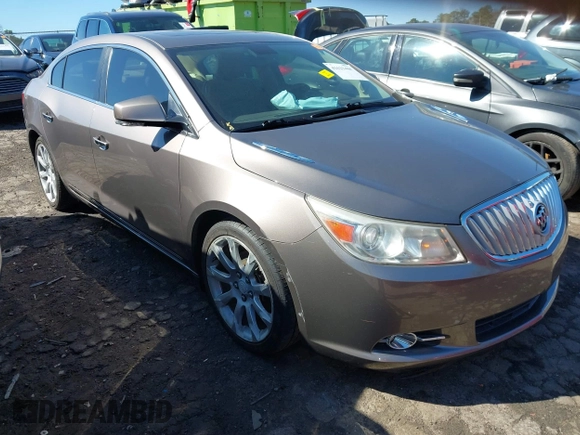2010 Buick LaCrosse CXS with VIN 1G4GE5GV5AF303400, listed as a IAAI auction lot 41623486 with 75,563 mi miles and . Bid and sale history available at DreamBid. Image 1.