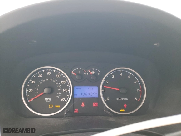 2008 Hyundai Tiburon GT with VIN KMHHN66F68U269896, listed as a Copart auction lot 87502765 with 196,437 mi miles and Salvage Title. Bid and sale history available at carsss.com. Image 9.