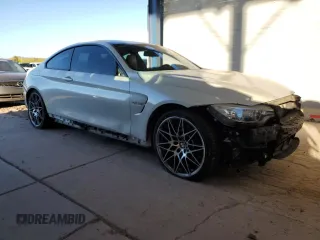 2017 BMW M4 with VIN WBS3R9C56HK709054, listed as a Copart auction lot 52330915 with 64,844 mi miles and Salvage title. Bid and sale history available at DreamBid. Image 4.