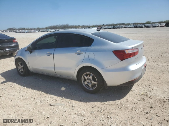 2016 Kia Rio LX with VIN KNADM4A35G6596829, listed as a Copart auction lot 48743225 with 148,286 mi miles and Salvage Title. Bid and sale history available at carsss.com. Image 2.
