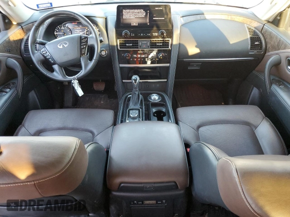 2022 Infiniti QX80 PREMIUM SELECT with VIN JN8AZ2AE6N9293085, listed as a Copart auction lot 83220604 with 36,253 mi miles and Salvage Title. Bid and sale history available at carsss.com. Image 8.
