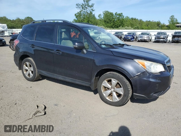 2014 Subaru Forester Touring with VIN JF2SJAPC8EH409207, listed as a Copart auction lot 59544835 with 268,477 mi miles and Clean title. Bid and sale history available at DreamBid. Image 4.