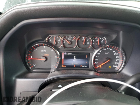 2015 GMC Sierra 1500 SLT with VIN 3GTU2VEJ2FG158712, listed as a Copart auction lot 48047985 with 151,370 mi miles and Salvage Title. Bid and sale history available at DreamBid. Image 9.