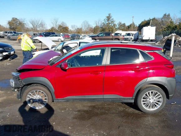 2020 Hyundai Kona SEL with VIN KM8K2CAA8LU528292, listed as a IAAI auction lot 41584654 with 57,857 mi miles. Bid and sale history available at carsss.com. Image 15.