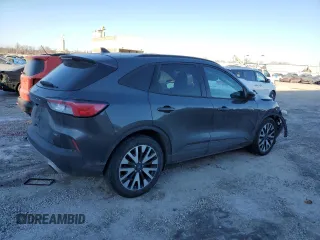 2020 Ford Escape SE Sport Hybrid with VIN 1FMCU0BZ9LUB67981, listed as a Copart auction lot 42164825 with 89,982 mi miles and Salvage Title. Bid and sale history available at carsss.com. Image 3.
