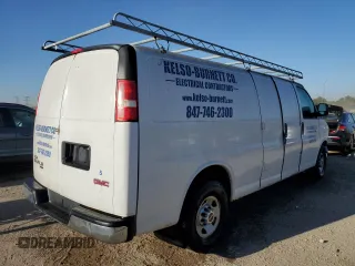 2014 GMC Savana z VIN 1GTW7GBA9E1114584, wystawiony jako Copart lot #74896904 z przebiegiem 89 328 mil mil oraz Szkoda całkowita • Salvage title. Historia ofert i sprzedaży dostępna na DreamBid. Obrazek 3.