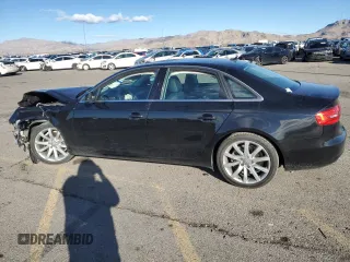 2013 Audi A4 Premium Plus with VIN WAUFFAFL3DN047030, listed as a Copart auction lot 80954034 with 0 mi miles and Salvage Title. Bid and sale history available at carsss.com. Image 2.