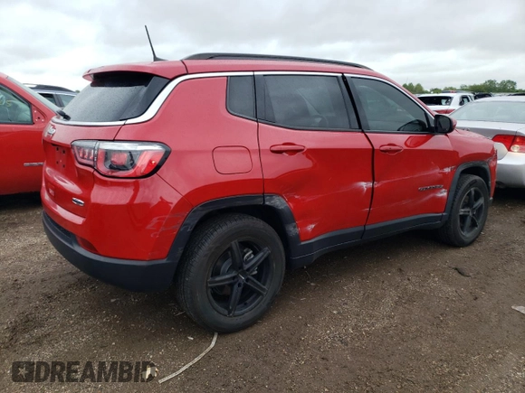 2019 Jeep Compass Latitude z VIN 3C4NJCBBXKT615468, wystawiony jako Copart lot #57355845 z przebiegiem 74 164 mil mil oraz Szkoda całkowita • Salvage title. Historia ofert i sprzedaży dostępna na DreamBid. Obrazek 3.