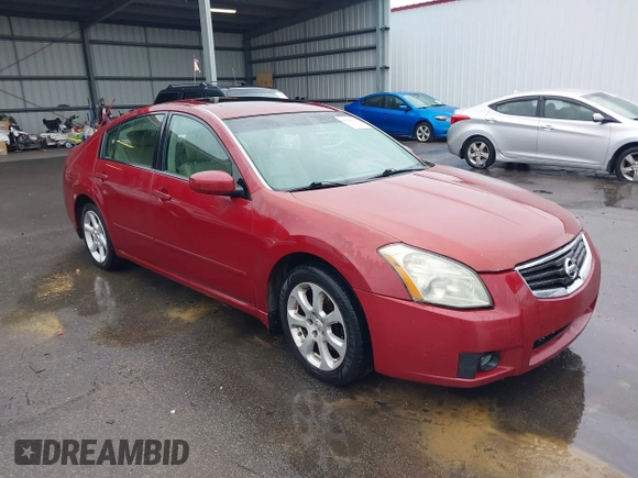 2007 Nissan Maxima 3.5 SE with VIN 1N4BA41E87C804519, listed as a IAAI auction lot 41549024 with 206,177 mi miles. Bid and sale history available at carsss.com. Image 1.