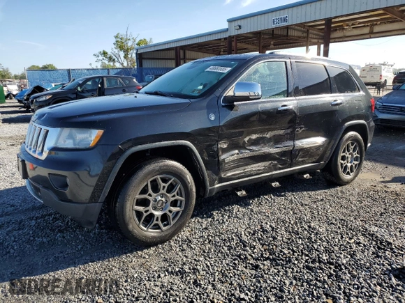 2013 Jeep Grand Cherokee Overland with VIN 1C4RJFCG2DC653207, listed as a Copart auction lot 48680885 with 276,020 mi miles and Salvage Title. Bid and sale history available at carsss.com. Image 1.