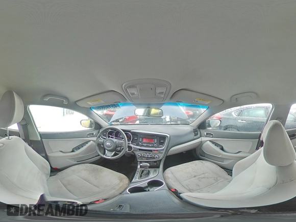 2015 Kia Optima LX with VIN 5XXGM4A76FG450748, listed as a Copart auction lot 45195535 with 235,270 mi miles and Salvage Title. Bid and sale history available at carsss.com. Image 15.