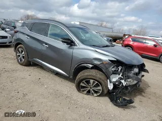 2020 Nissan Murano SV with VIN 5N1AZ2BS3LN105803, listed as a Copart auction lot 43709045 with 69,987 mi miles and Salvage Title. Bid and sale history available at carsss.com. Image 4.
