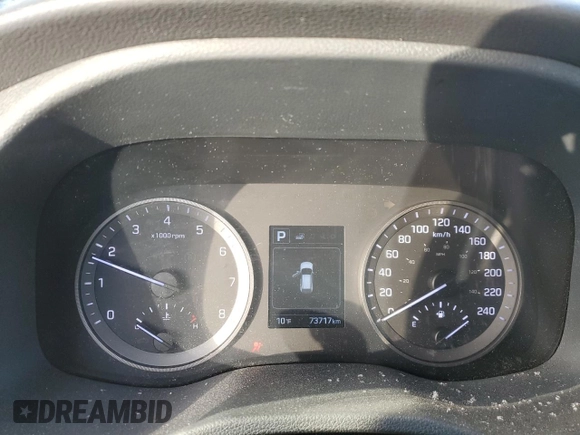 2017 Hyundai Tucson with VIN KM8J2CA45HU558086, listed as a Copart auction lot 43798725 with 73,717 mi miles and Salvage Title. Bid and sale history available at carsss.com. Image 9.