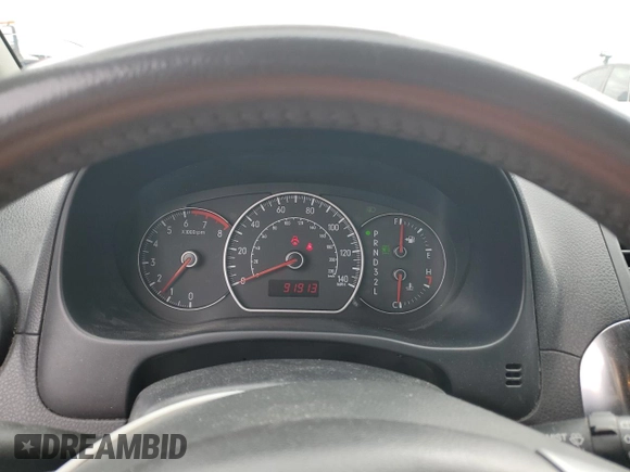 2009 Suzuki SX4 Touring AWD with VIN JS2YB417496200458, listed as a Copart auction lot 45991455 with 91,913 mi miles and Salvage Title. Bid and sale history available at DreamBid. Image 9.
