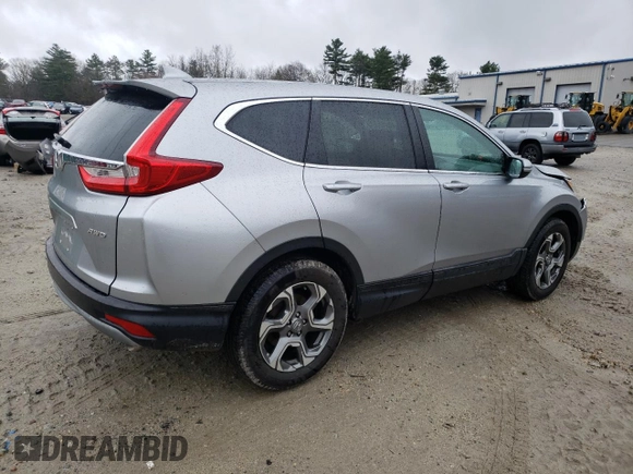 2019 Honda CR-V EX with VIN 2HKRW2H55KH654614, listed as a Copart auction lot 51593385 with 48,438 mi miles and Salvage Title. Bid and sale history available at carsss.com. Image 3.