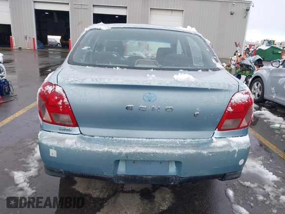 2000 Toyota ECHO with VIN JTDBT1236Y0092594, listed as a IAAI auction lot 41819056 with 1 mi miles. Bid and sale history available at carsss.com. Image 15.