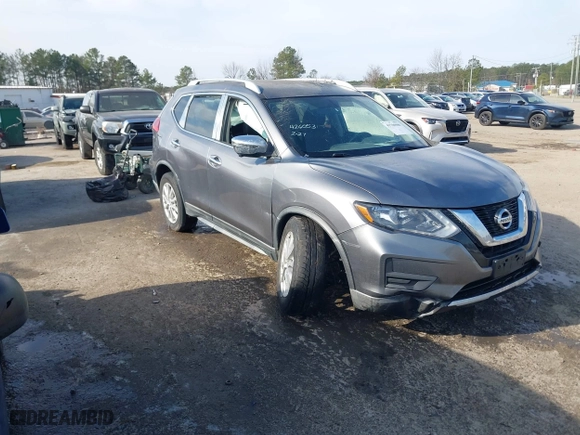 2017 Nissan Rogue S with VIN KNMAT2MT0HP568120, listed as a IAAI auction lot 41700980 with 154,234 mi miles. Bid and sale history available at carsss.com. Image 1.