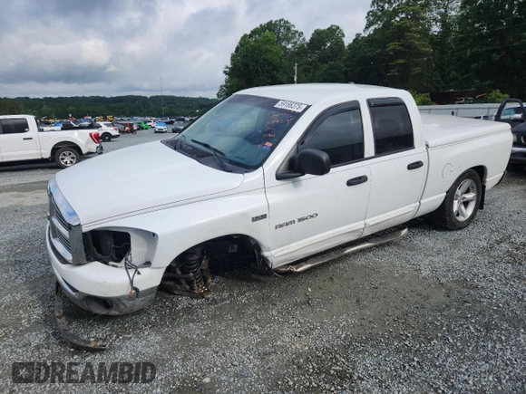 2006 Dodge 1500 SLT z VIN 1D7HA18236S685870, wystawiony jako Copart lot #59186375 z przebiegiem 147 685 mil mil oraz Szkoda całkowita • Salvage title. Historia ofert i sprzedaży dostępna na DreamBid. Obrazek 1.