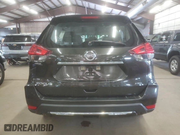 2017 Nissan Rogue SV with VIN KNMAT2MV1HP543809, listed as a Copart auction lot 60894445 with 252,508 mi miles and Clean title. Bid and sale history available at DreamBid. Image 6.