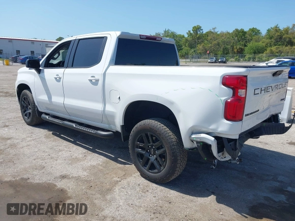 2024 Chevrolet Silverado 1500 RST with VIN 1GCUDEED0RZ147166, listed as a IAAI auction lot 42017050 with 28,860 mi miles. Bid and sale history available at carsss.com. Image 3.