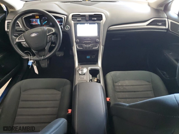 2019 Ford Fusion Hybrid SE with VIN 3FA6P0LU3KR274712, listed as a Copart auction lot 52219495 with 53,785 mi miles and Salvage Title. Bid and sale history available at carsss.com. Image 8.