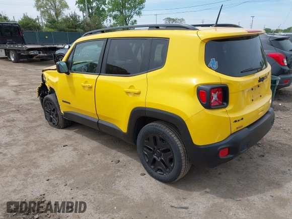 2018 Jeep Renegade Upland z VIN ZACCJBABXJPJ08673, wystawiony jako IAAI lot #42274730 z przebiegiem 150 170 mil mil oraz . Historia ofert i sprzedaży dostępna na DreamBid. Obrazek 3.