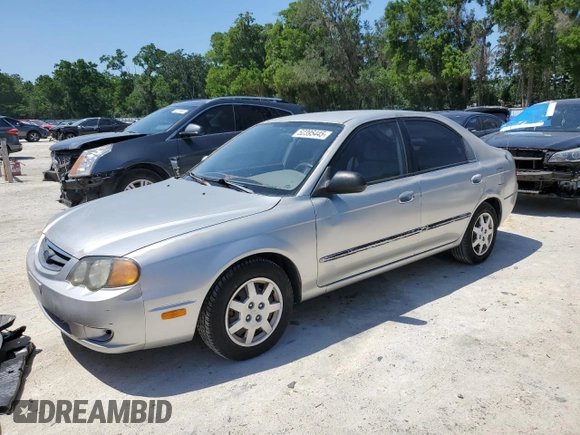 2004 Kia Spectra GS with VIN KNAFB161945141309, listed as a Copart auction lot 52395445 with 99,100 mi miles and Clean Title. Bid and sale history available at DreamBid. Image 1.