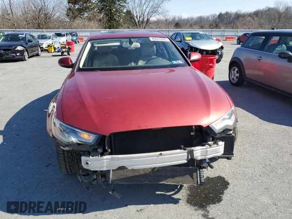 2012 Audi A6 3.0T Premium Plus with VIN WAUGGAFC2CN163853, listed as a Copart auction lot 46657225 with 156,412 mi miles and Salvage Title. Bid and sale history available at carsss.com. Image 5.