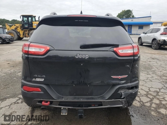 2014 Jeep Cherokee Trailhawk with VIN 1C4PJMBS6EW211385, listed as a Copart auction lot 55923255 with 162,753 mi miles and Clean title. Bid and sale history available at DreamBid. Image 6.