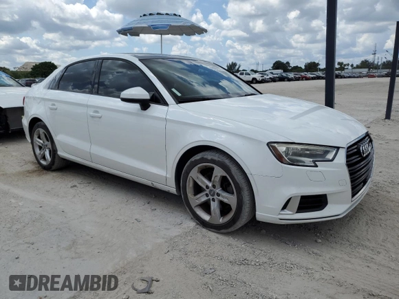 2017 Audi A3 Sedan Premium with VIN WAUAUGFF3H1027533, listed as a Copart auction lot 68297973 with 66,969 mi miles. Bid and sale history available at carsss.com. Image 4.